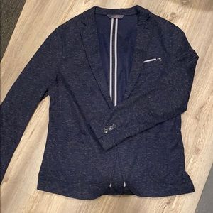 Zara Man Lightweight Sports Jacket / Blazer Navy